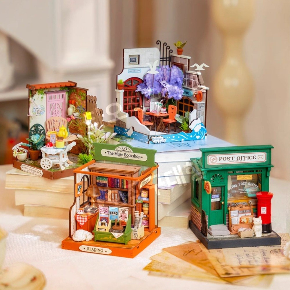 로보타임 인테리어 미니어처 조립 DIY 3D 하우스 rolife 만들기 로라이프 모형, 서점 24,300원