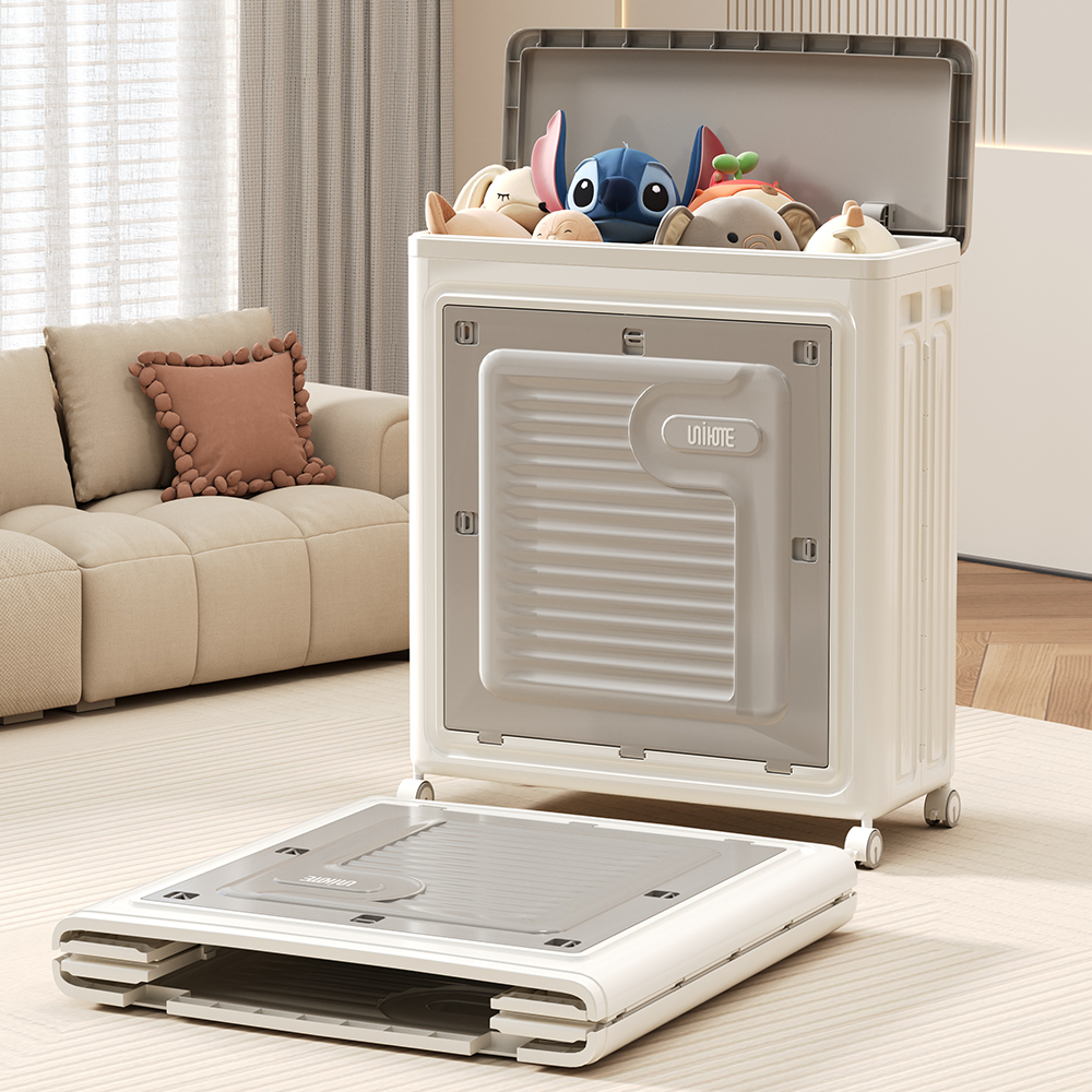 유니홈 업그레이드형 대용량 접이식 리빙박스 다용도 이동식 폴딩 박스 수납 정리함 24,990원
