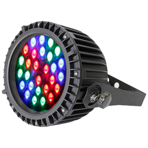 [RGB등 원형 RGBO-60] RGB 색변환 해아람LED 렌즈형 60W 원형 투광등기구 12V 24V 외부 야외 방수 집중 경관 조명, 1개 195,000원