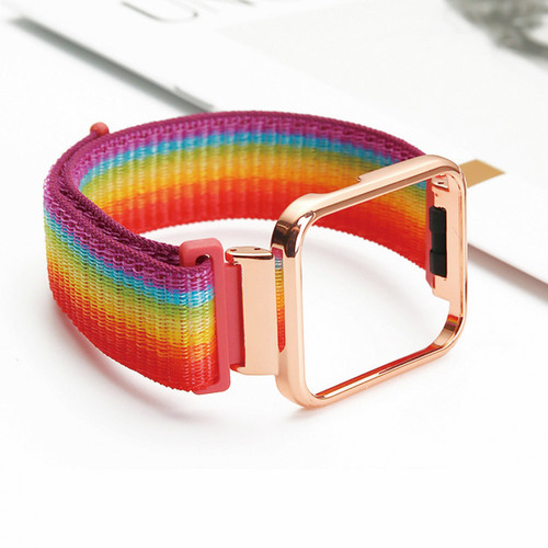 오달라 레드미(샤오미) 미워치 라이트1 나일론 스트랩, 화이트레인보우 14,900원