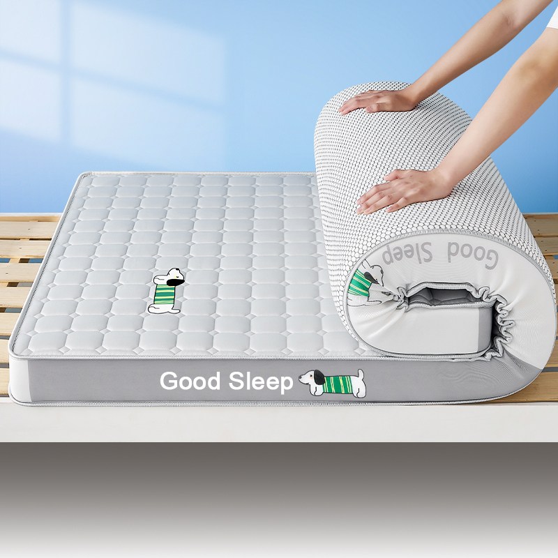 밝은실내 천연 라텍스 메모리폼 매트리스 허리에좋은 목편한 학생 기숙사 누빔 수면바닥메트리스 53,000원