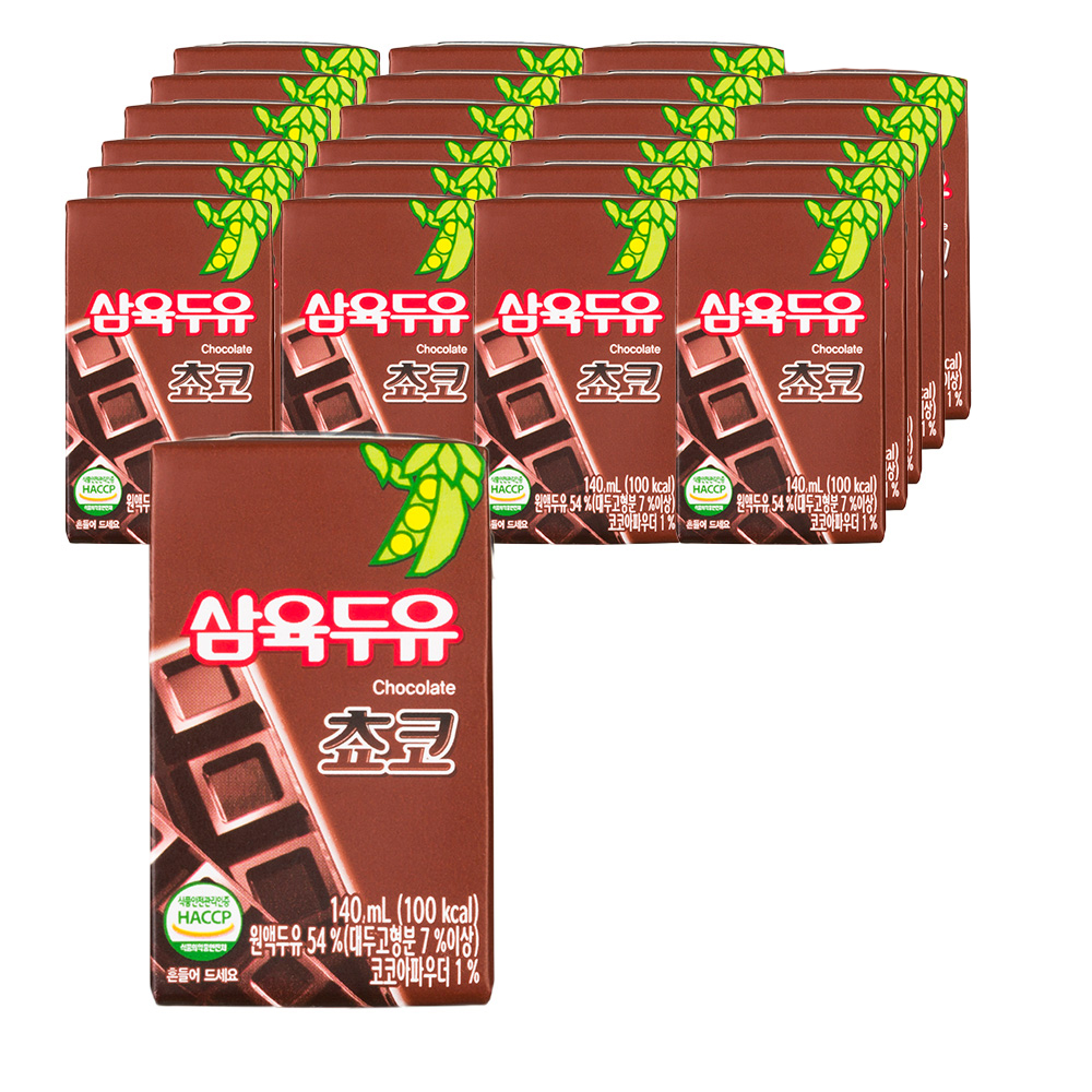 삼육두유 초코맛, 140ml, 24개 10,800원