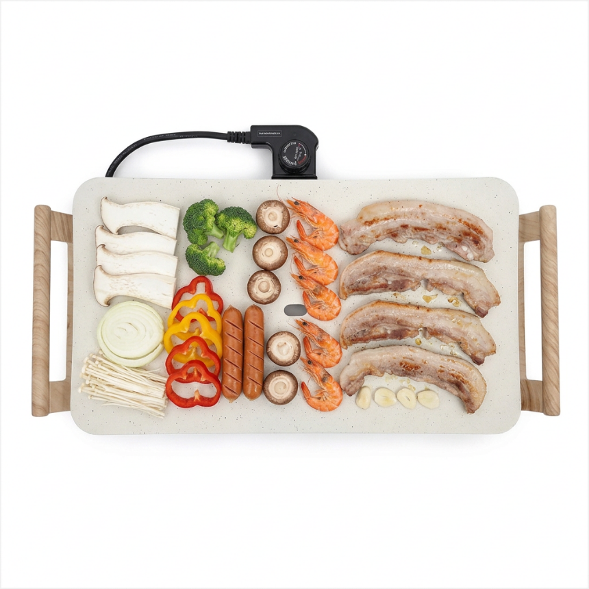 감성그릴 가정용전기그릴 전기그릴팬 전기고기불판, 단일상품, 현재가 52,400원