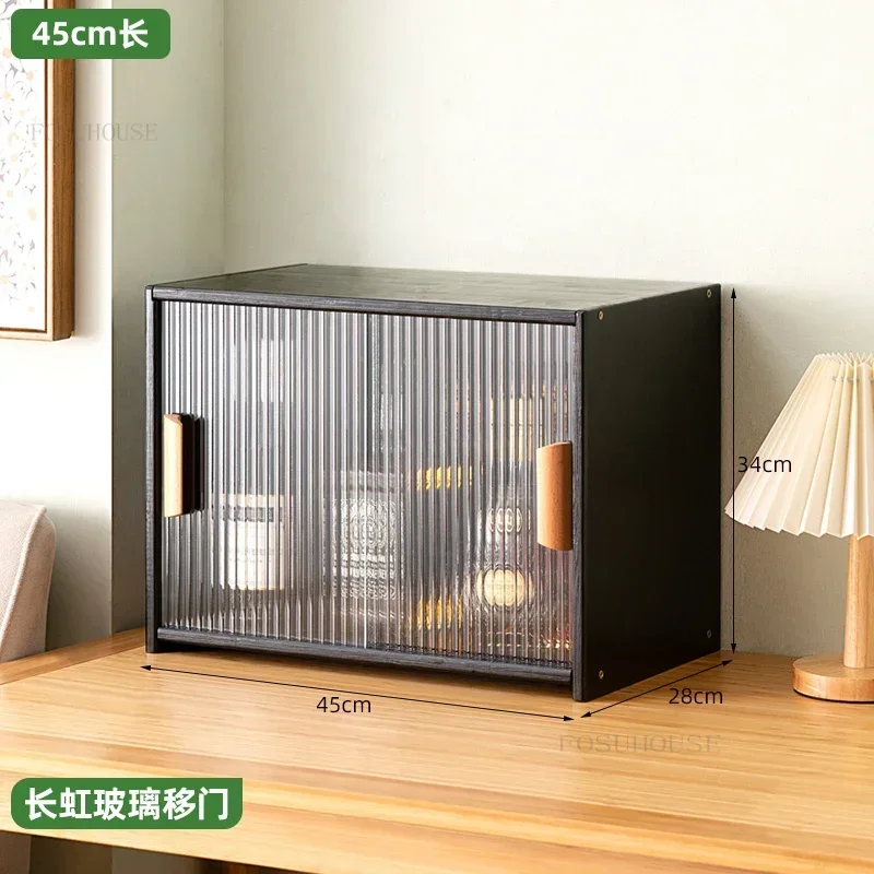 북유럽 스타일 대나무 소형 와인 캐비닛 가정용 진열장 심플 바 가구 거실 주방 랙 153,300원