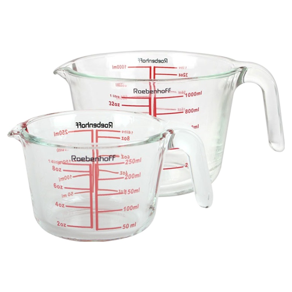 레벤호프 내열 유리 계량컵 250ml + 1000ml 세트 13,520원