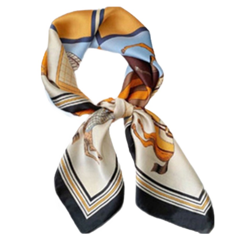 봄가을 고급실크스카프 70*70/머플러 여행용품 모도리/사각실크스카프 1,800원