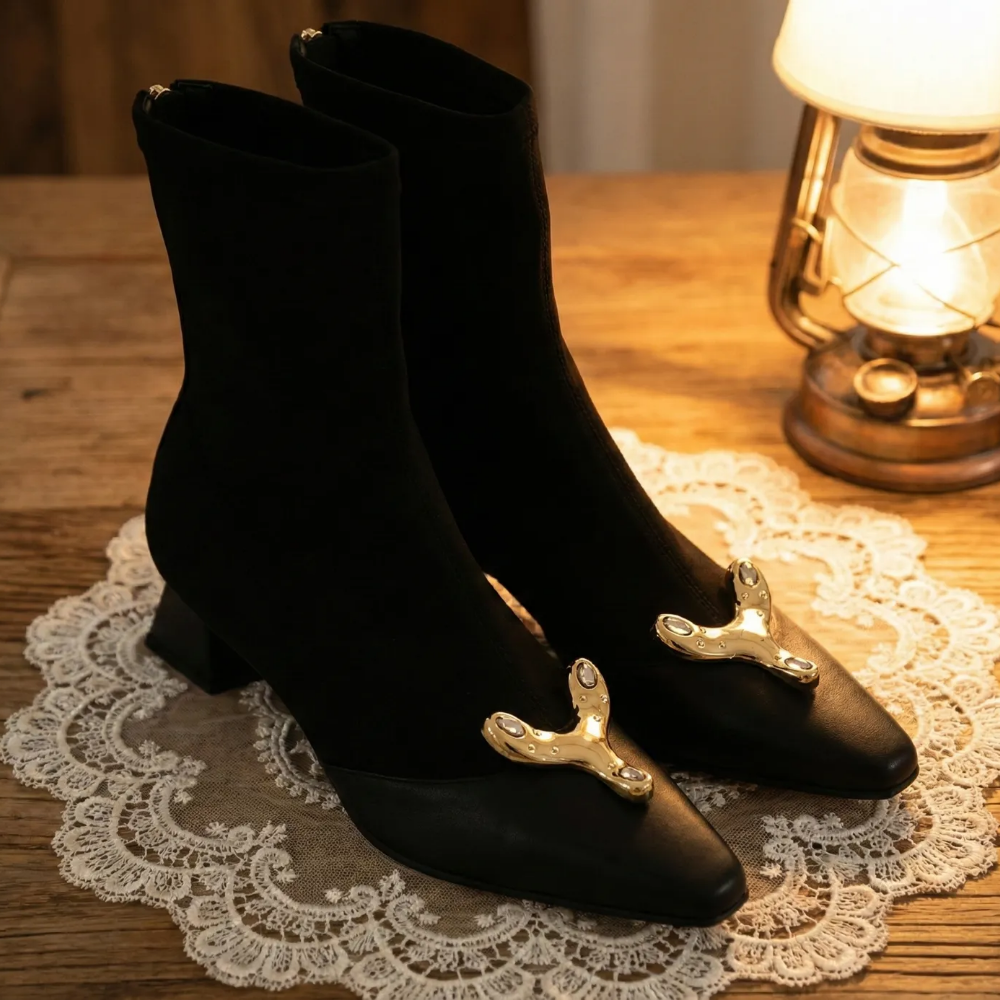 조은킹 율이에 B568 삭스부츠 블랙 니트 245~270mm 큰발여성 111,200원