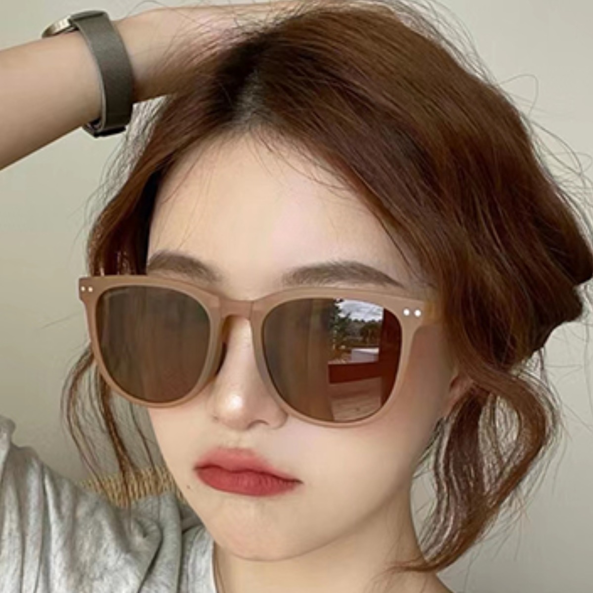 HAMMER 접이식 가벼운 편광 선글라스 패션 여자 남자 자외선차단 골프적용 15,800원