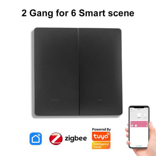 Tuya 스마트 지그비 무선 장면 스위치 푸시 단추 12 장면 배터리 구동 송신기 Tuya 장치용 자동화 1 2 34 갱 17,650원