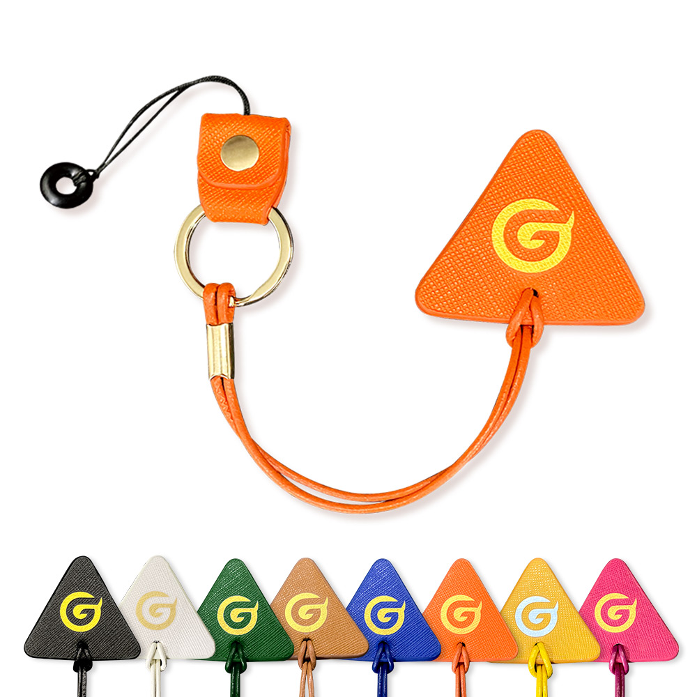 그리피스 골프 티걸이 티꽂이 천연가죽 자석 골프티걸이 선물용, 타이거 오렌지, 1개 16,900원