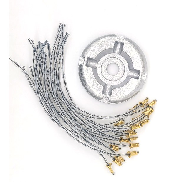 ES 예초기 와이어 원판 세트 예초기날 초경량 가벼운 알루미늄 원판 애초기 강철 와이어 소모품 리필 10P 벌초 13,900원