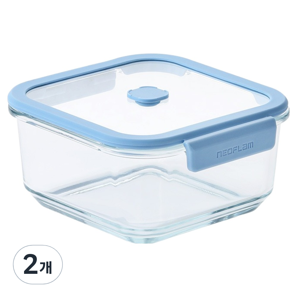 네오플램 베큐씰 내열유리 진공 정사각 밀폐용기 32,320원