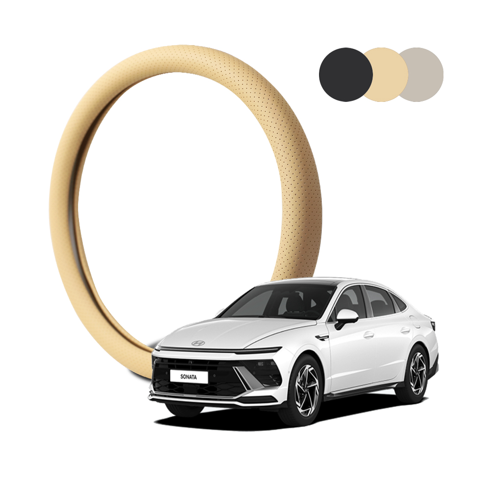 딜온 프리미엄 숨쉬는 타공 핸들커버 쏘나타디엣지 전용 국내생산, 새들브라운 29,800원