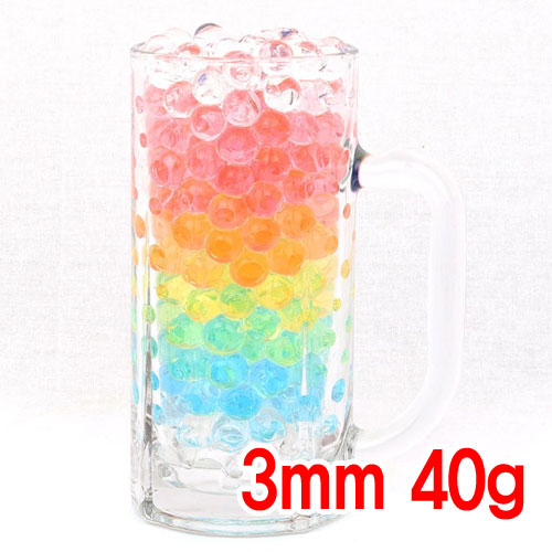 와이지알씨 크리스탈볼 40g 하이드로 소일 워터젤 고흡수성수지 수정토 대체토양 수경재배 방향제 개구리알모양 4,300원