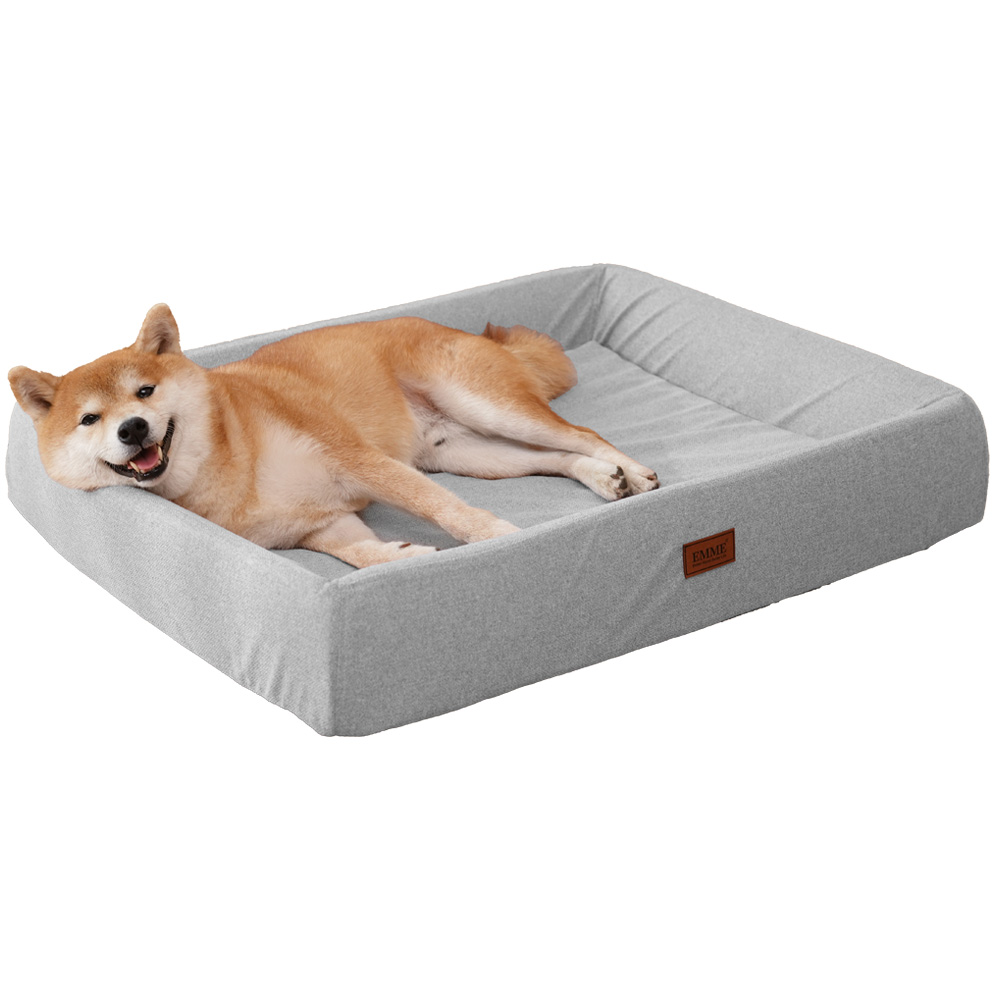 EMME 강아지 베드 3D 지지력 방수 풀폼 우레탄 독창디자인 세탁용 펫소파 애견매트 노령견 강아지 고양이 분리세탁 통기성 쿠션 고반발 미끄럼방지 사계절 겸용 소형견 중형견 다둥이 29,900원
