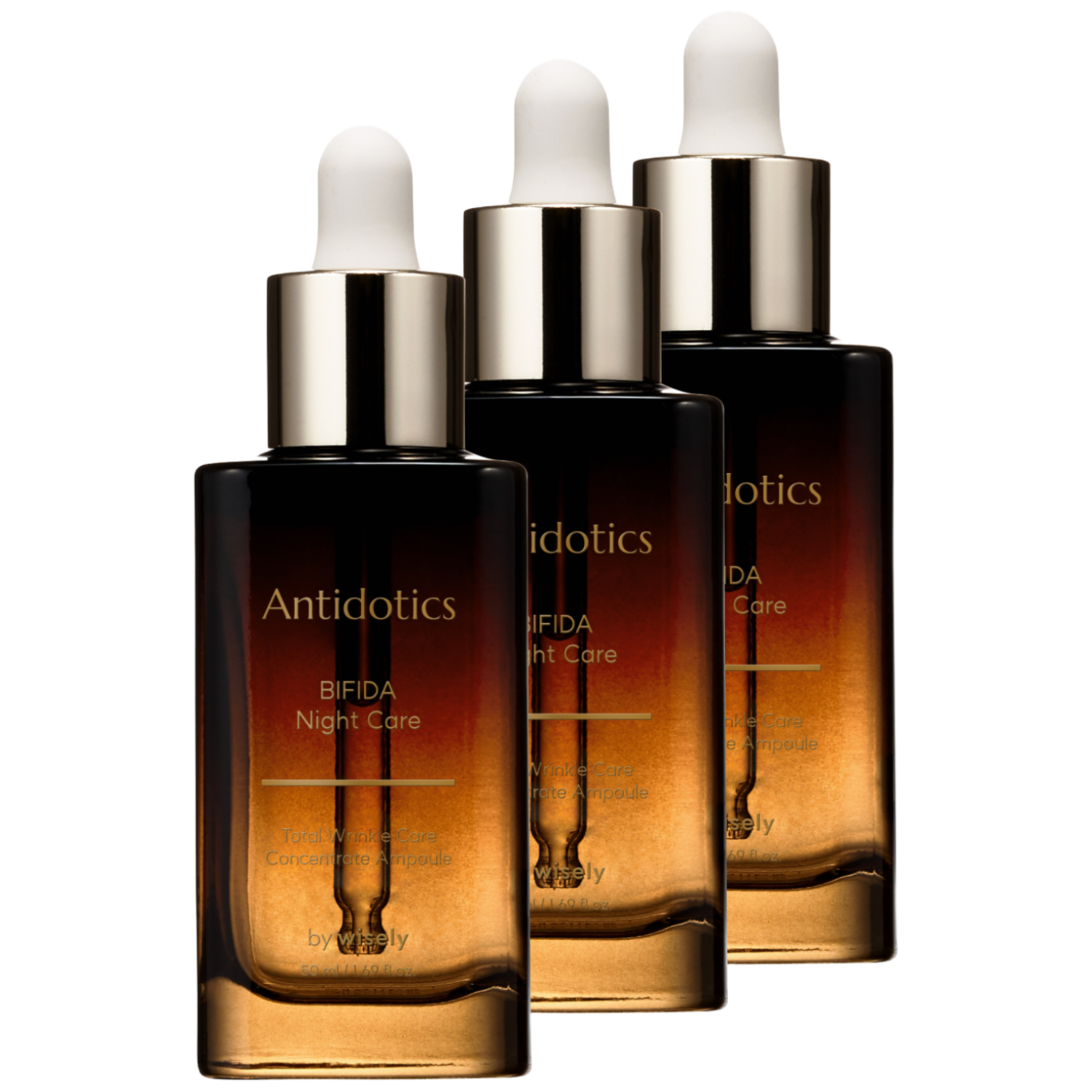 와이즐리 비피다 나이트 케어 주름 개선 갈색병 앰플(대용량), 3개, 100ml 19,900원