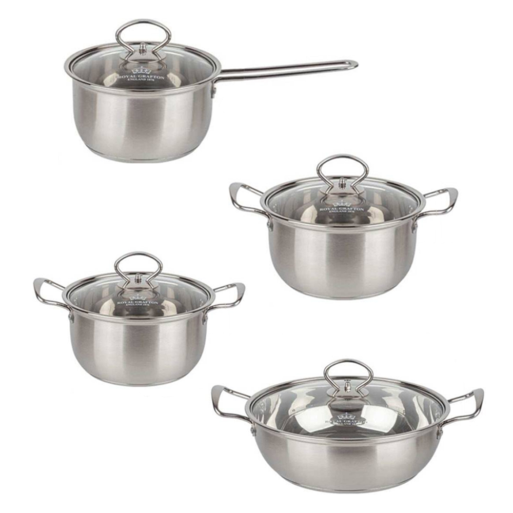 노르딕키친 인덕션 아르센 IH 스텐냄비 세트 4개, 실버, 1세트, 편수 18cm + 양수 20cm + 양수 22cm + 전골 26cm 45,600원