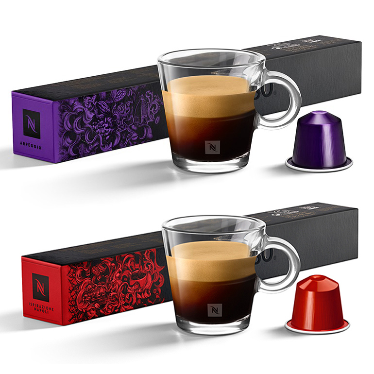 네스프레소 오리지널 이스피라치오네 이탈리아나 아르페지오 5.3g 10p+ 나폴리 5.7g 10p 캡슐커피 15,380원