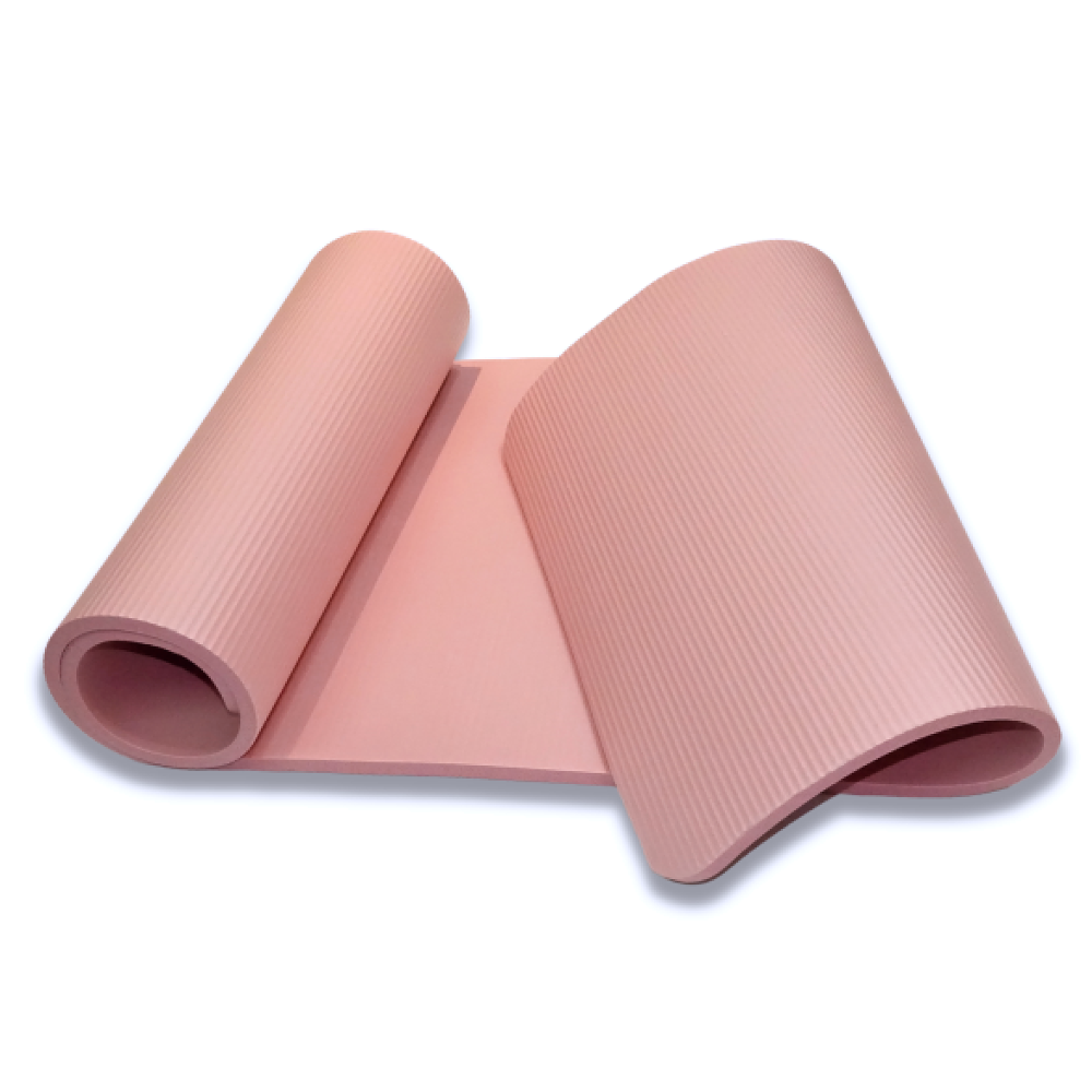 15mm NBR 두껍고 요가매트 관절보호 방음 미끄럼방지, 1개, 분홍색 23,800원
