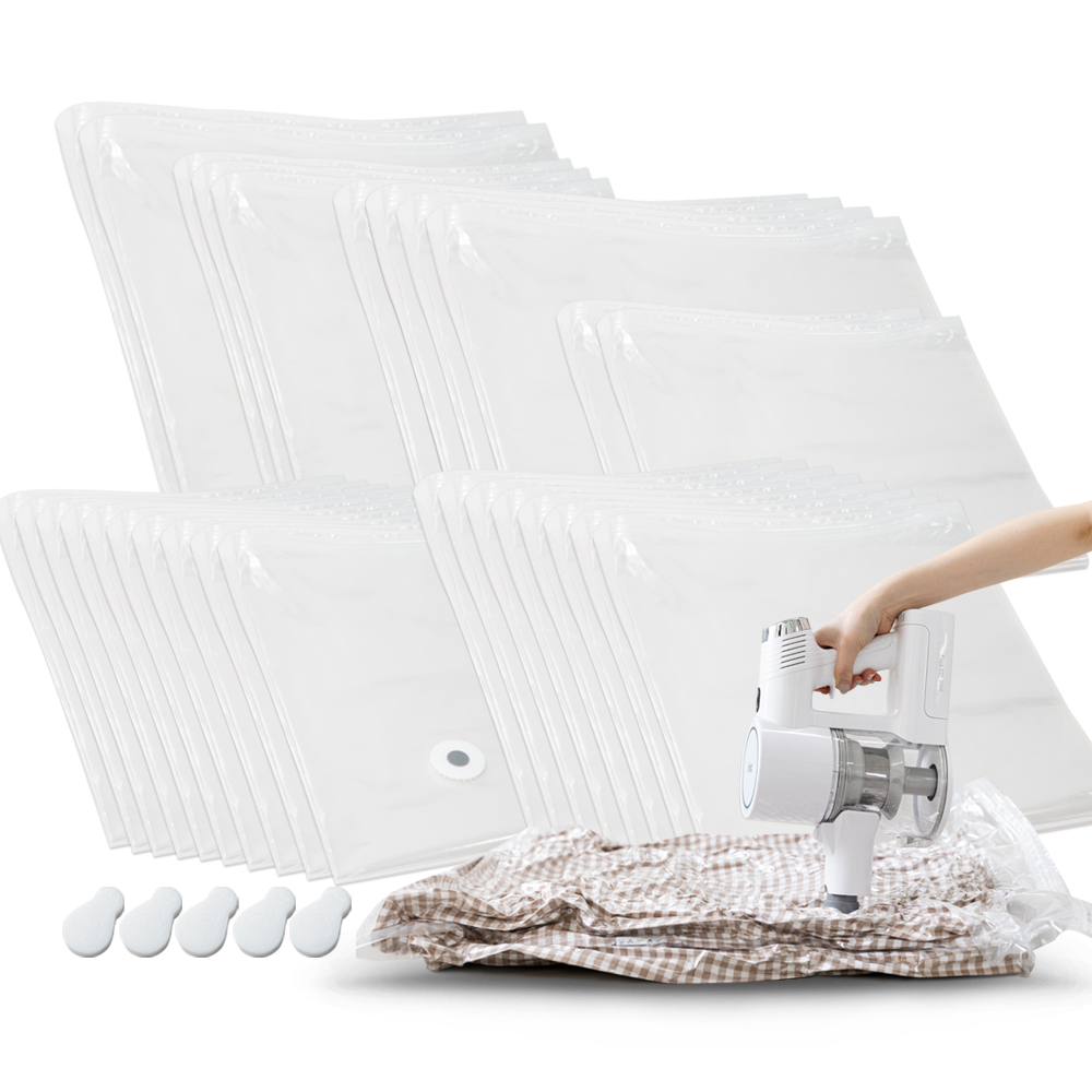 컴팩 이지 압축팩 패밀리패키지 의류 중형 10p + 대형 8p + 이불 중형 2p + 대형 4p + 특대형 3p + 초대형 2p + 클립 5p, 1세트 39,880원