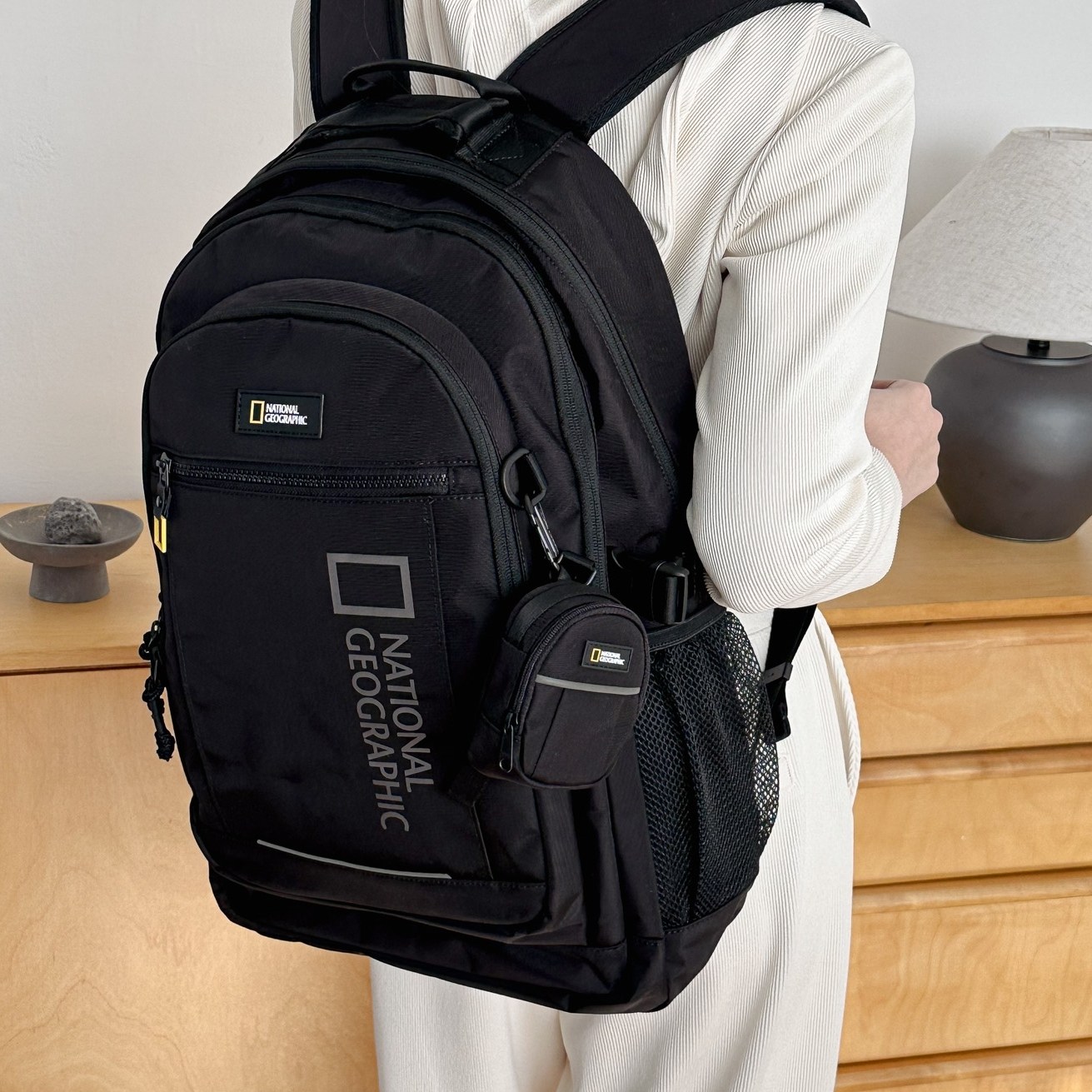 내셔널지오그래픽 31L 나일론 백팩 학생 책가방 노트북 가방 + leapspt 파우치 164,000원