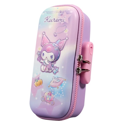 다자락 산리오친구들 쿠로미 스페이스 3D 입체 자물쇠 필통 파우치 CS 20,900원