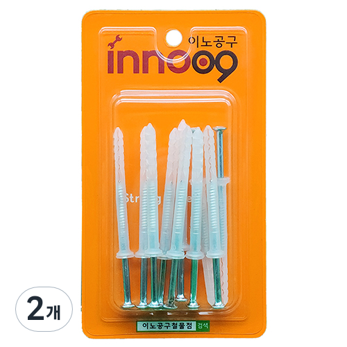이노공구 콘크리트 칼블럭 나사못 일체형 10p NIT605 5,400원