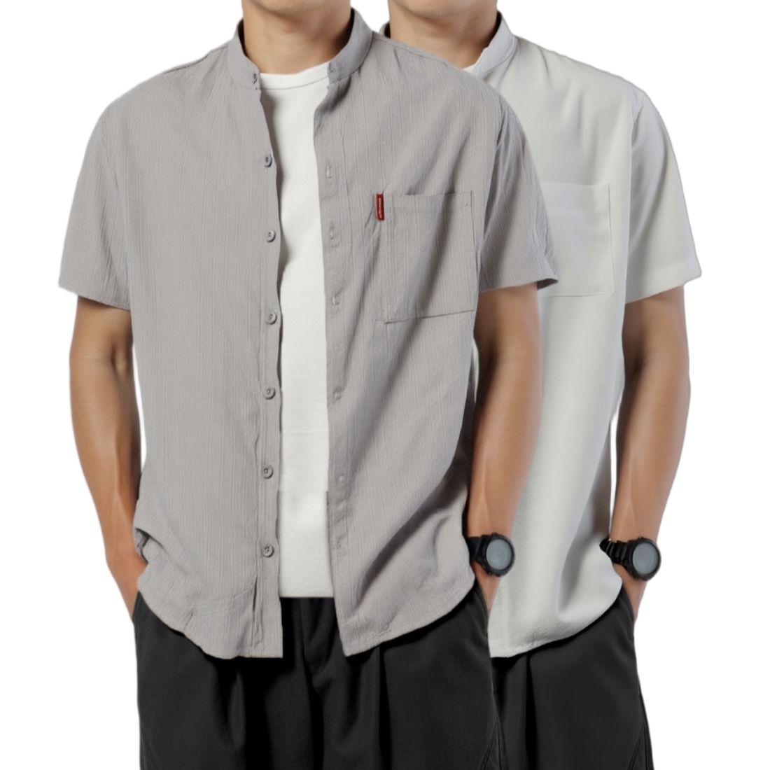 Blosun 남자린넨셔츠 반팔셔츠 여름남방 남자반팔티 남성셔츠 남자오버핏셔츠 데일리 26,800원