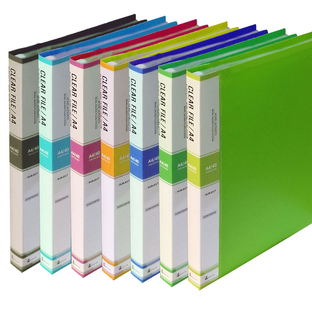 신화오피스 40매 클리어파일 (10권묶음), 1개, 녹색 17,000원