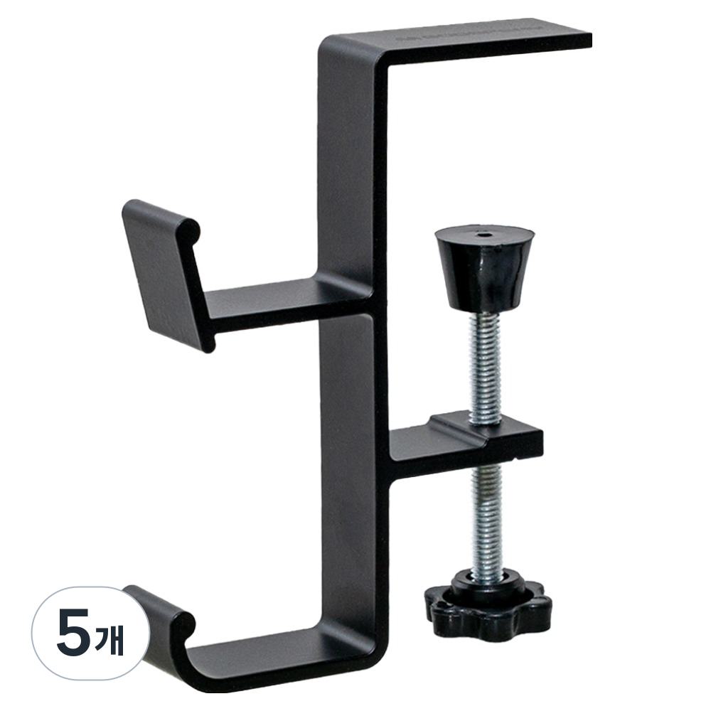 구스페리 무타공 메탈 2단 책상 헤드셋 가방걸이 24,500원