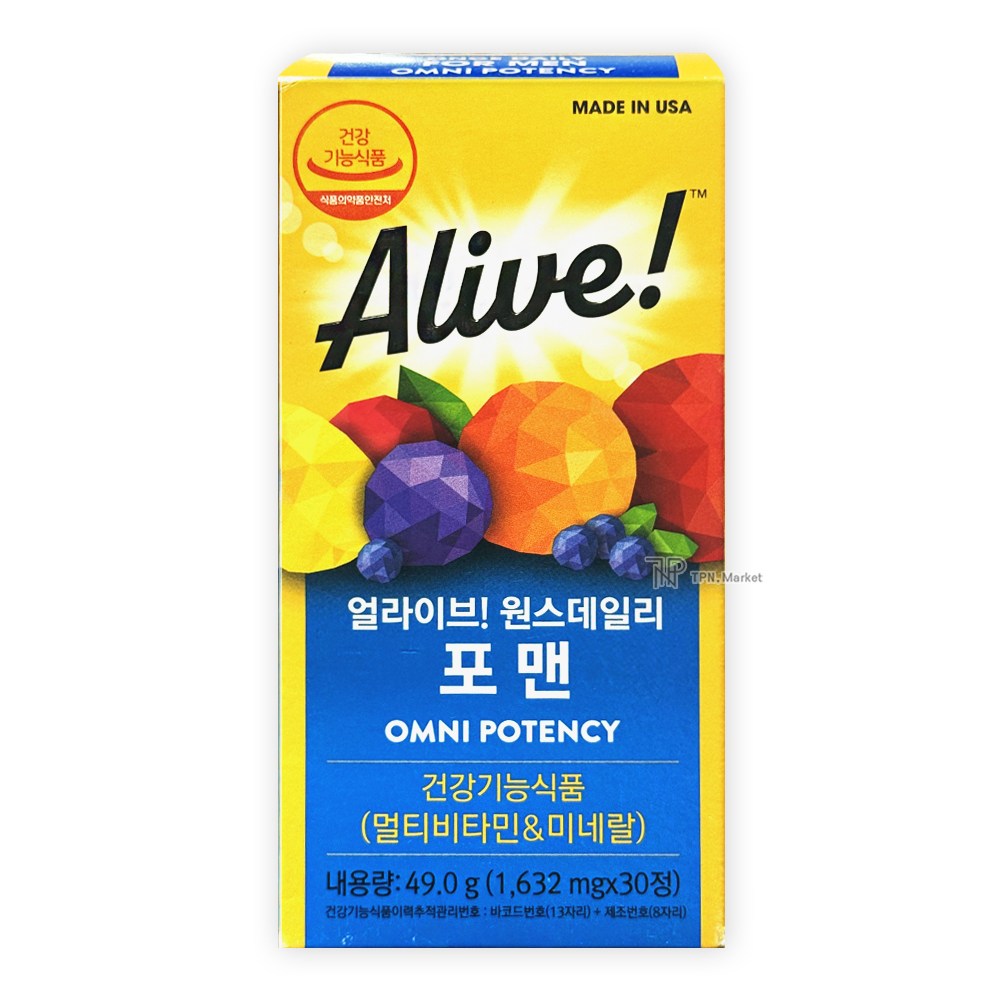 얼라이브 원스데일리 포 맨 16,120원