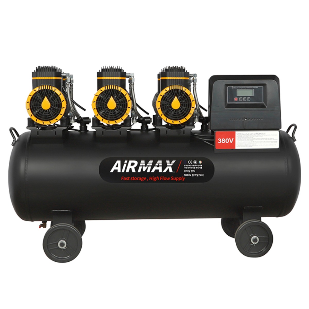 에어맥스 저소음 무오일 콤프레샤 2-1480X3F100 8.5마력급 100리터, 1개 1,274,000원