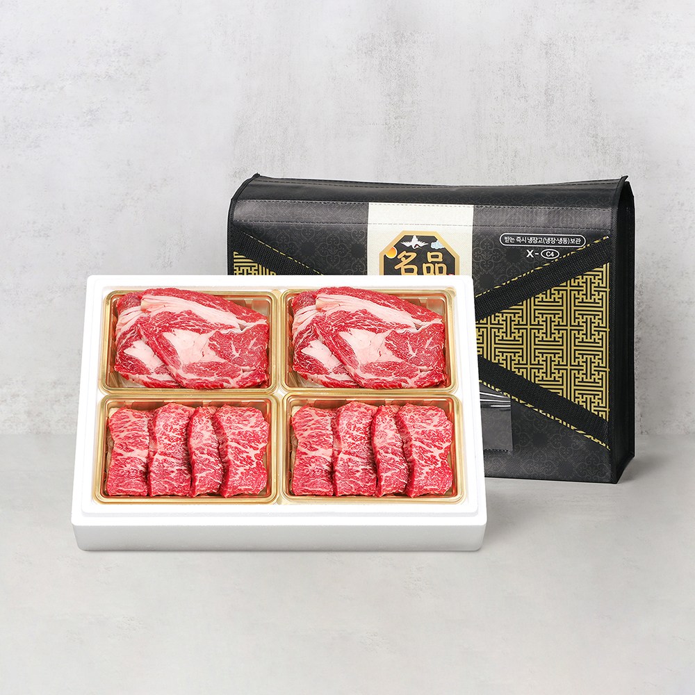 마블리즈 마장동 1등급 소고기 명절 선물세트 으뜸등채세트 1.6kg (등심+채끝살) 120,900원