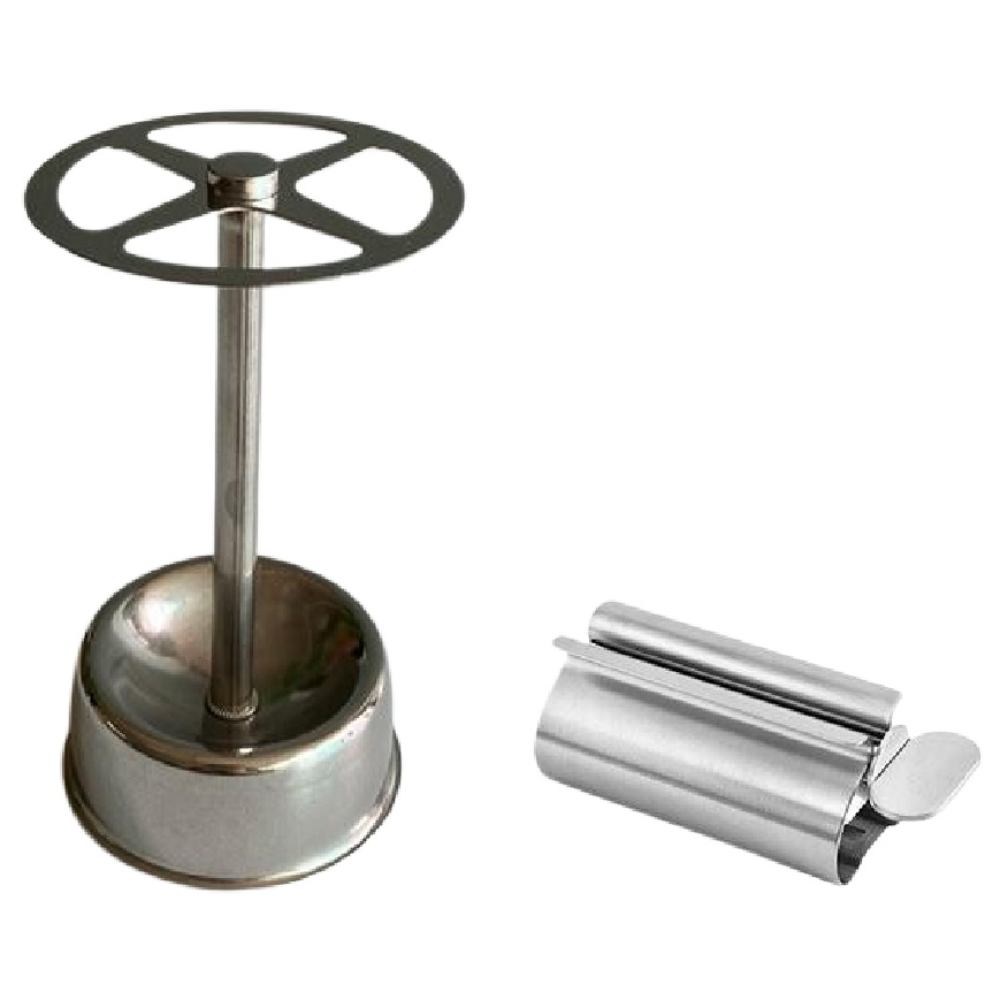 상사범용 스텐 칫솔꽂이 치약짜개 스텐 칫솔거치대 알뜰 치약디스펜서, 1 15,000원