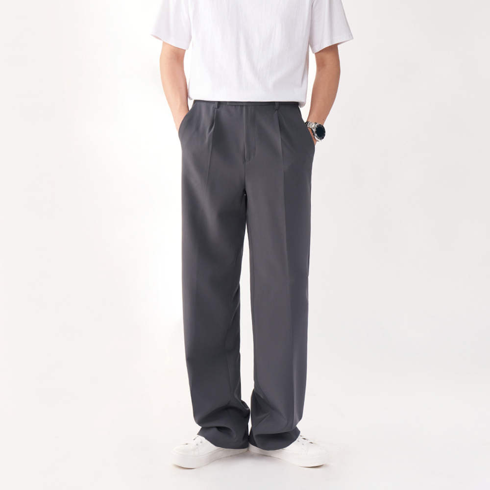 팀스핏 남성용 빅사이즈 와이드핏 스판 링클프리 슬랙스 24,900원