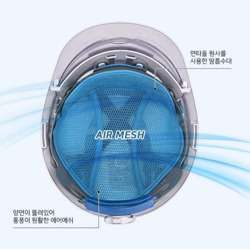 안전모 안전용품 메쉬 안전모내피 땀받이 땀내피 9,800원