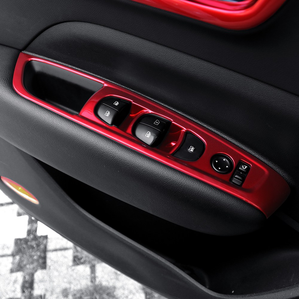 더블랙 호환 QM6 튜닝 용품 윈도우스위치 커버 카본 레드 몰딩 45,500원