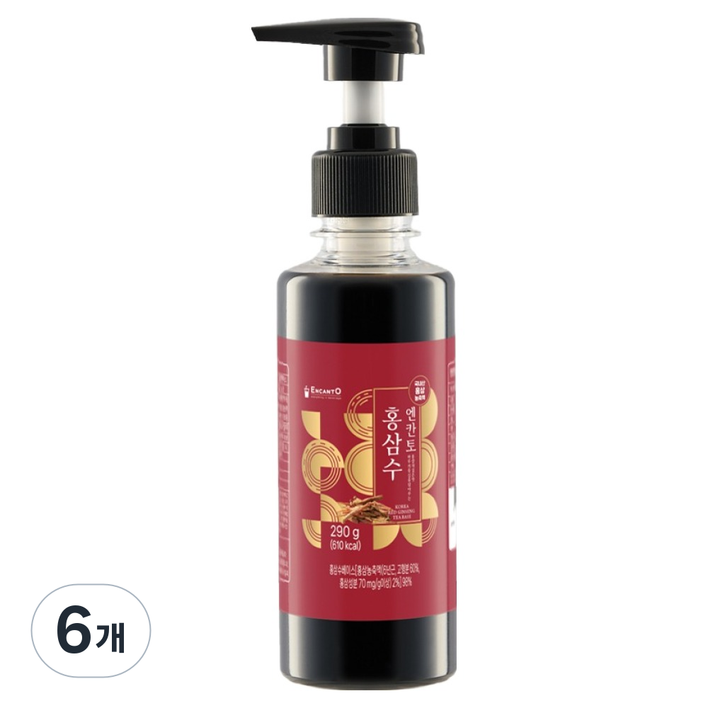엔칸토 홍삼수, 290g, 6개 77,400원