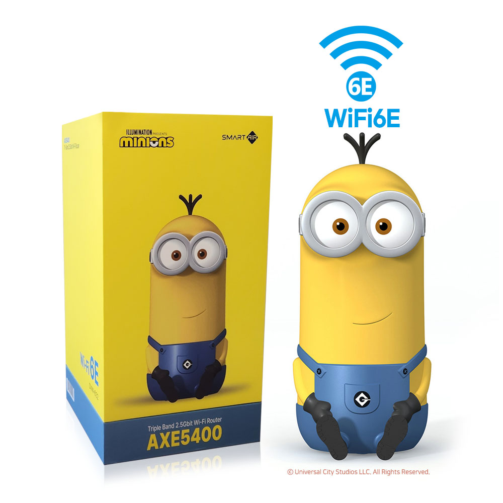 케빈 미니언즈공유기 와이파이 Wi-Fi 6E AXE-5400 118,100원