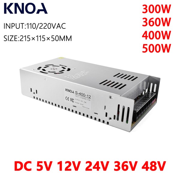 새로운 LED 전원 공급 장치 DC 5V 12V 24V 36V 48V 300W 소스 변압기 AC-DC SMPS 모터 23,400원