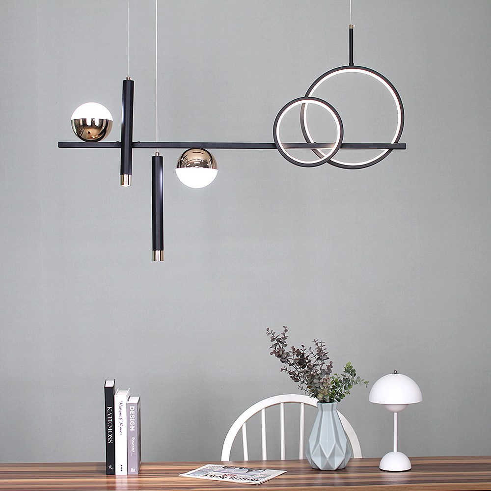 예스케이라이팅 아비스 LED펜던트 40W 식탁등 블랙 COB 카페 인테리어 조명 250,000원