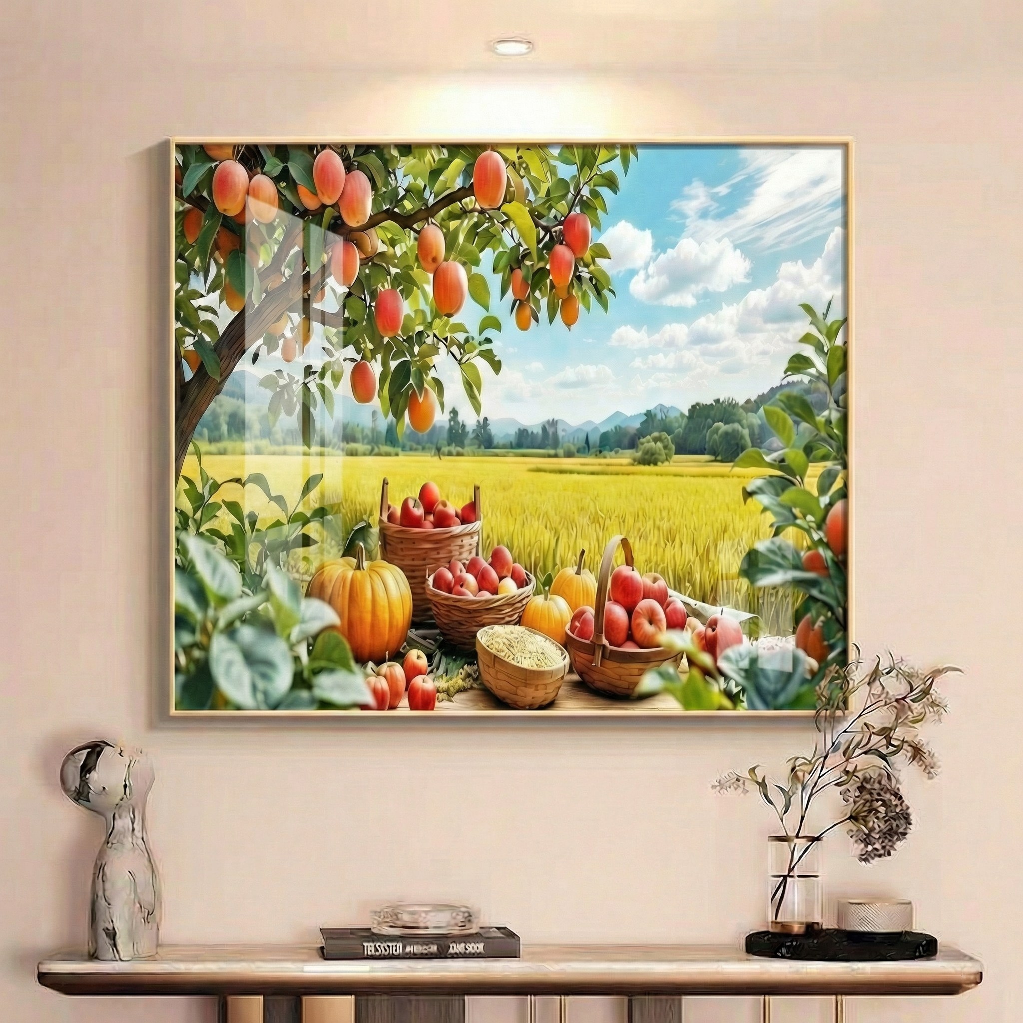 재물, 풍수 모으는 안풍년 사과그림, 풍수 집들이 개장의 선물, 인테리어 그림 32,000원