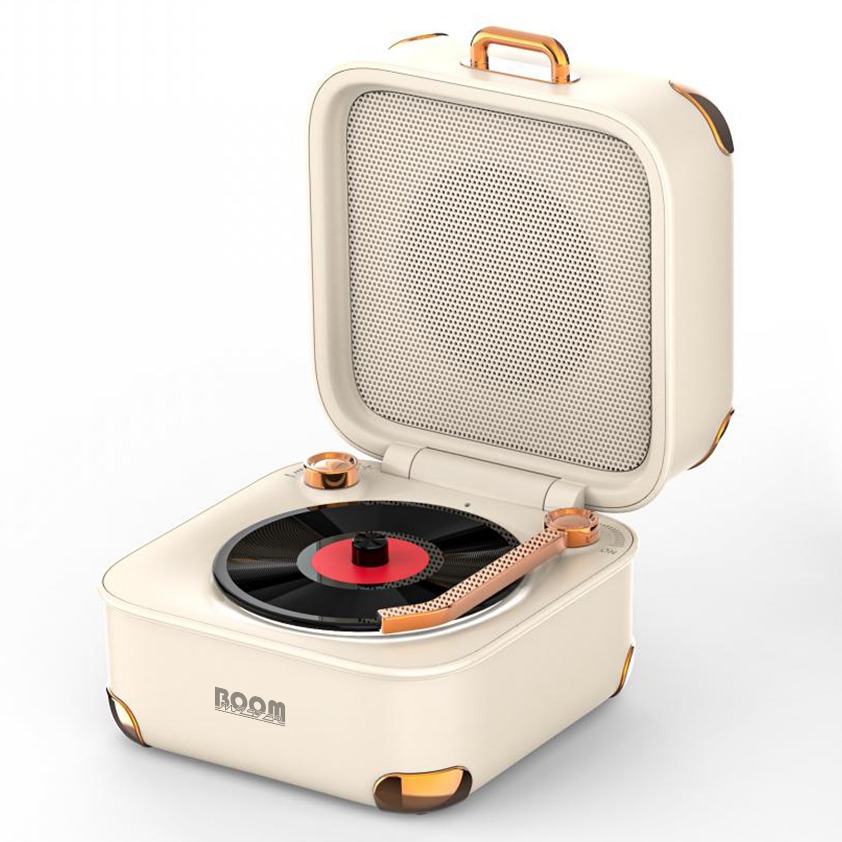 붐마스터 미니 턴테이블 블루투스 스피커, JB-300, 화이트 29,280원