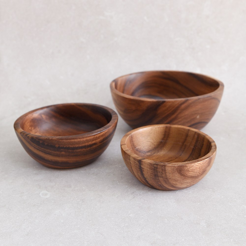 히어키친 아카시아 나무 통원목 샐러드볼 3size, 1개 29,000원