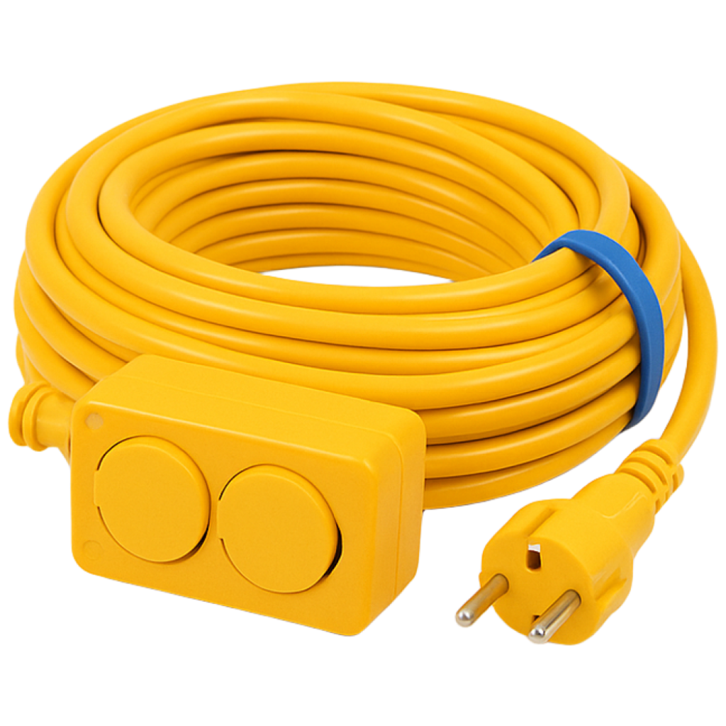 [국산 방수연장선] 2구 콘센트 1.5/2.5/4.0SQ 10M~50M 전기 작업 전선릴 실내외 공사 작업선 산업용 62,000원