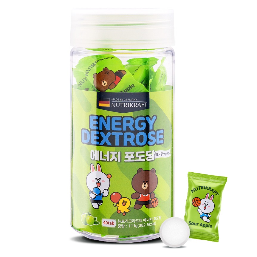 뉴트리크라프트 에너지 포도당 40p, 40정, 1개 7,500원