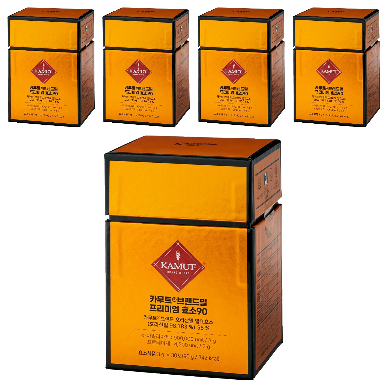 그레인온 카무트 브랜드밀 프리미엄 효소 90 30p, 90g, 5개 81,100원