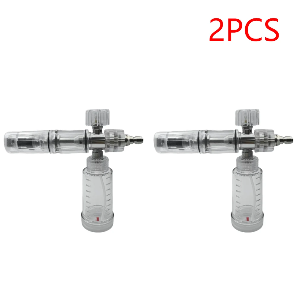 [누리공구]1/2PCS 100ml 호환 액체 폼 분무기 4500PSI 압력 세척기 1/4 ''세차용 빠른 연결 캐논 ​ 36,200원