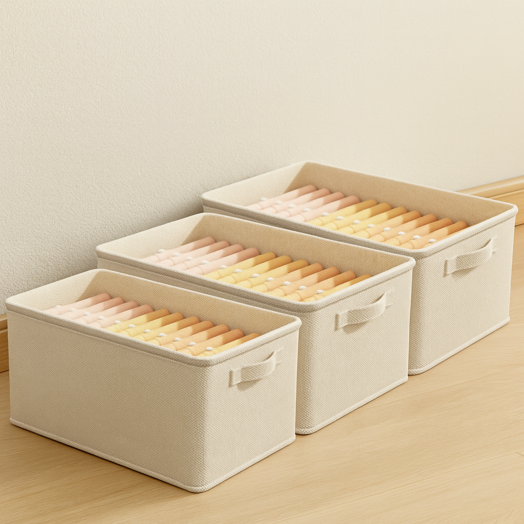 마벨인홈 공간수납 패브릭 접이식 옷 정리 리빙박스 3개 12,230원