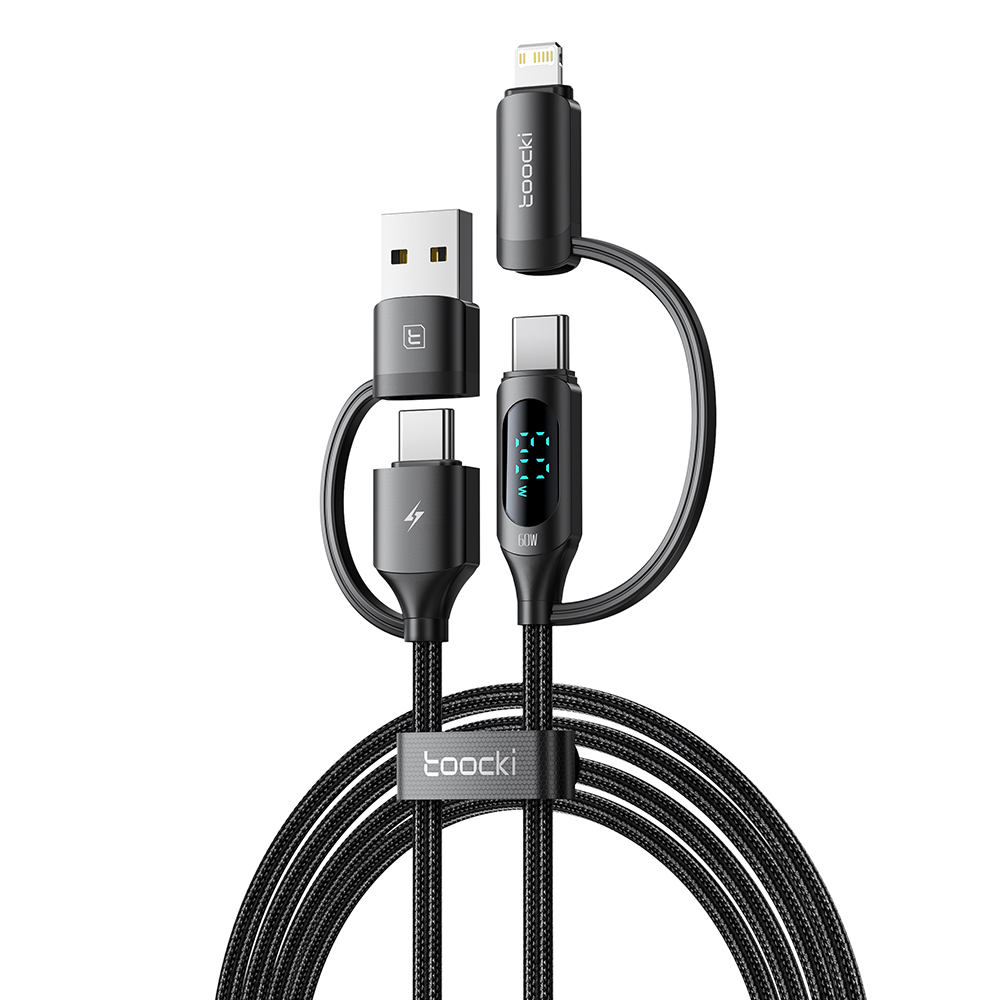 toocki 툭키 4 in 1 멀티 디스플레이 c to c 타입 PD 고속충전 케이블 9,990원